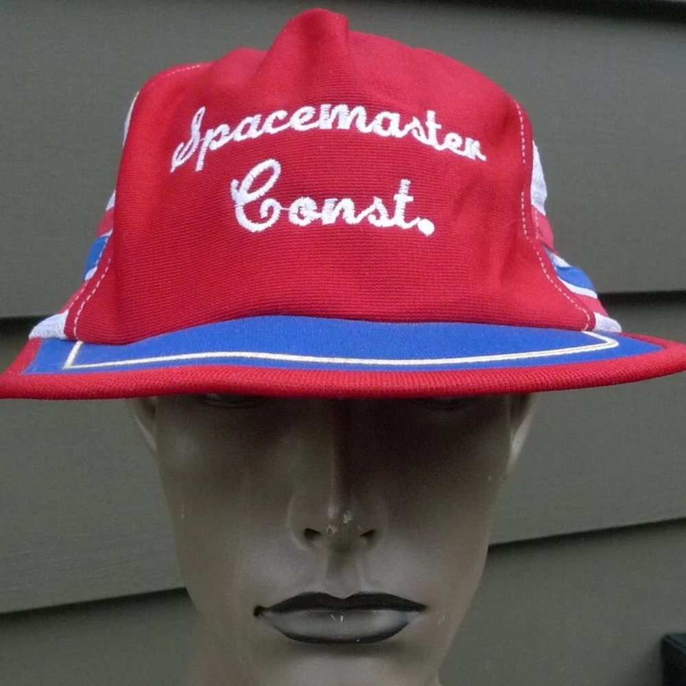 1980s Unworn Spacemaster Construction Cap (Adjustable Size)